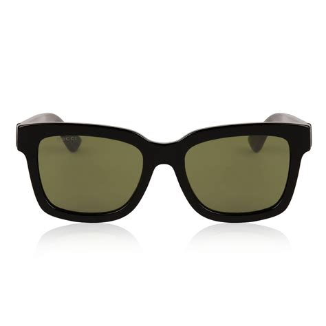 Gucci Grey Smoke Square Men's Sunglasses 